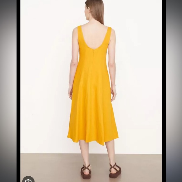 Nwt Vince Paneled Scoop Neck Dress sz S #T4 - Picture 3 of 7